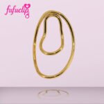 FUFU CHASTITY CLIP METAL GOLD K1