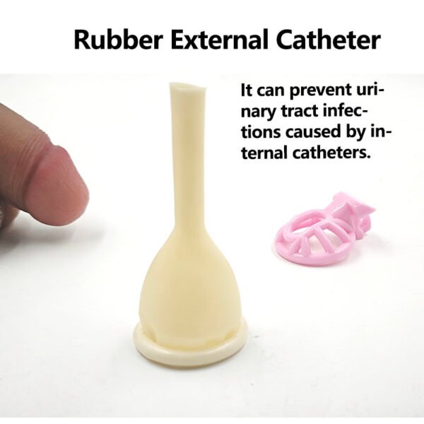 RUBBER EXTERNAL CATHETER