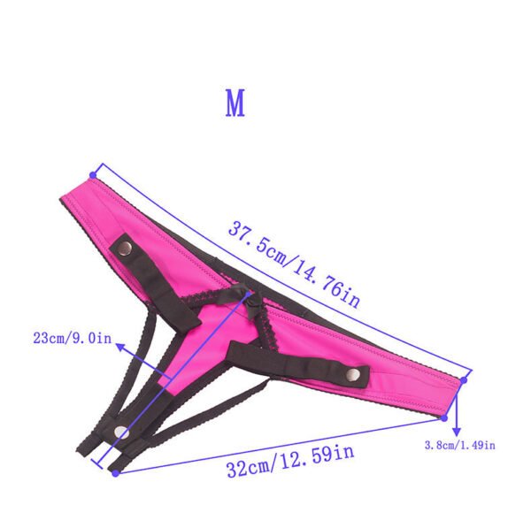 FUFU CLIP BELT HARNESS SISSY PINK - Image 2