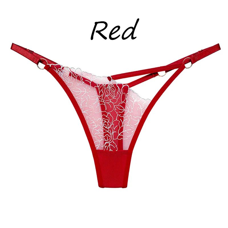 MENS SISSY PANTIES BLACK HOLLOW EMBROIDERY FLOWERS 9 SISSY PANTIES