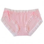 SISSY PANTIES PINK HEART LACE TRIM