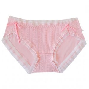 SISSY PANTIES PINK HEART LACE TRIM