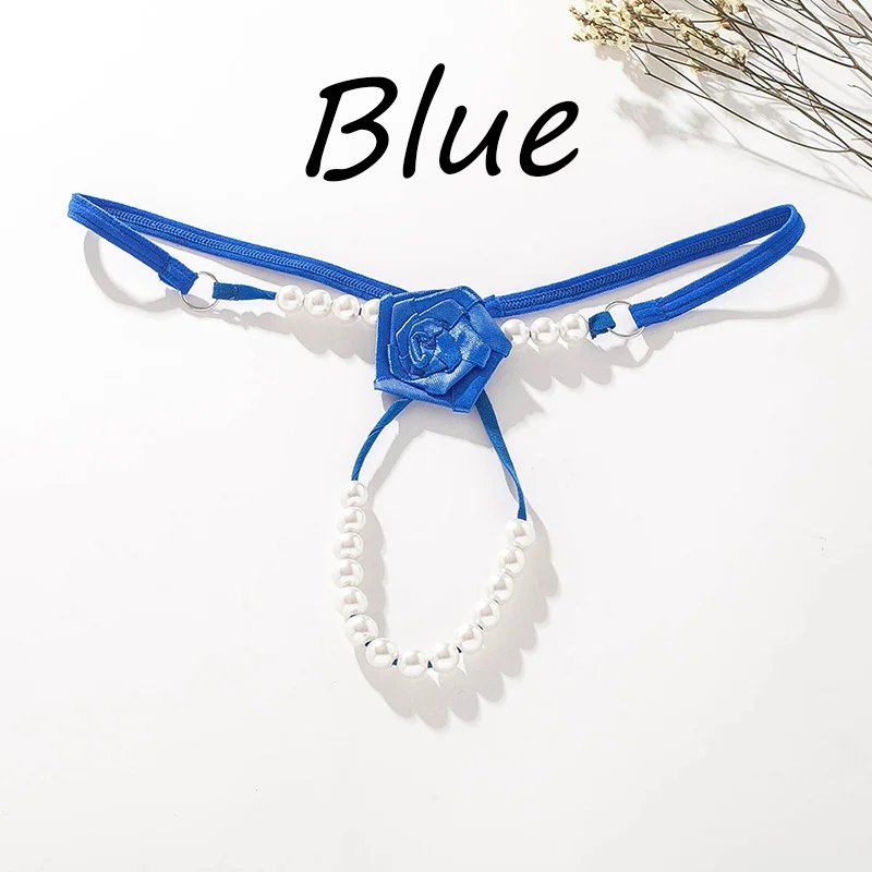 MENS SISSY PANTIES RED ROSE PEARL 6 SISSY PANTIES