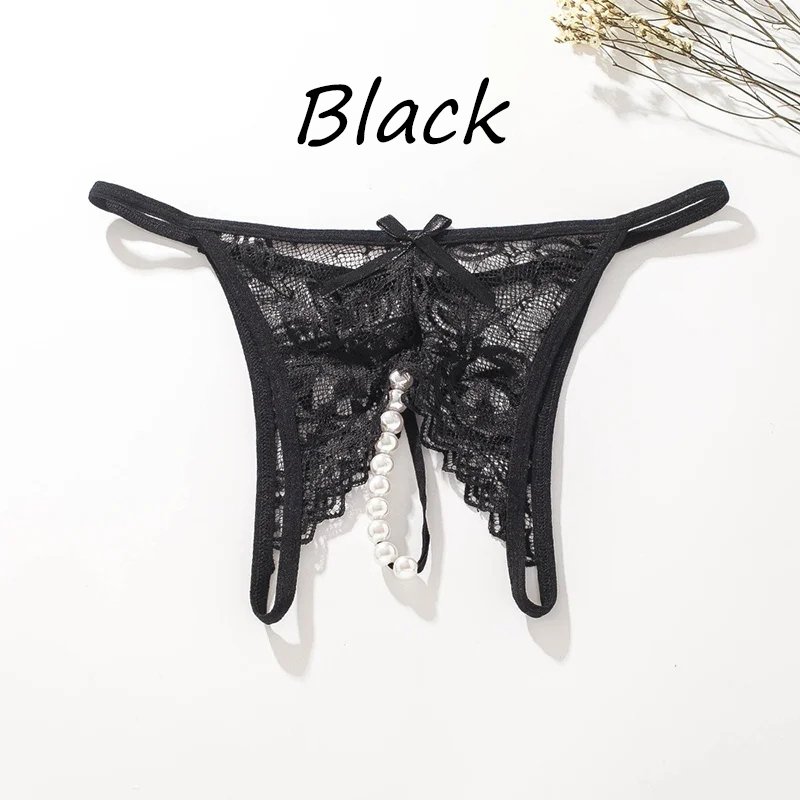 MENS SISSY PANTIES BLACK LACE PEARL 7 SISSY PANTIES