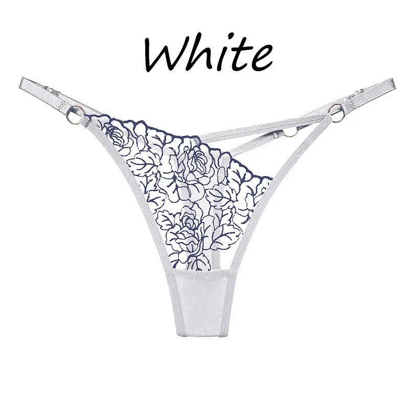 MENS SISSY PANTIES BLACK HOLLOW EMBROIDERY FLOWERS 8 SISSY PANTIES