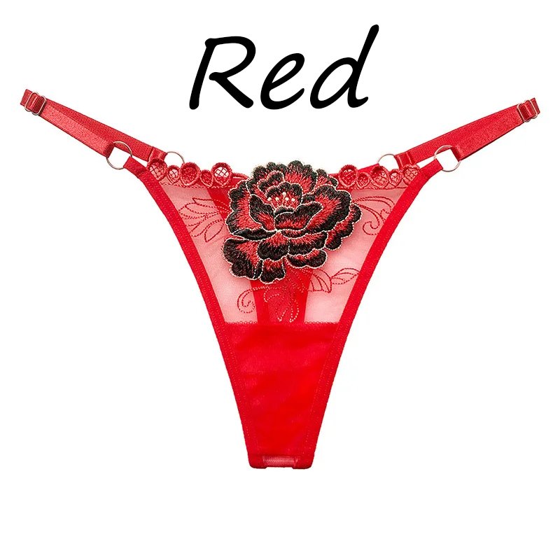 MENS SISSY PANTIES BLACK HOLLOW EMBROIDERY FLOWERS K1 9 SISSY PANTIES