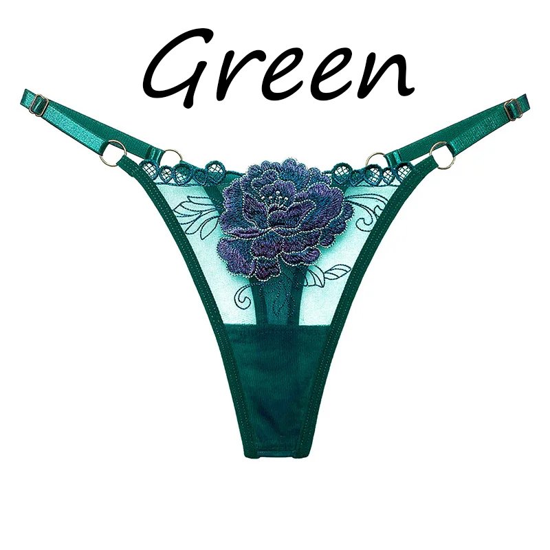 MENS SISSY PANTIES BLACK HOLLOW EMBROIDERY FLOWERS K1 11 SISSY PANTIES