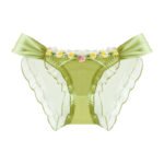 SISSY PANTIES PINK FLORAL LACE TRIM