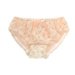 SISSY PANTIES PINK LACE TRIM BOW