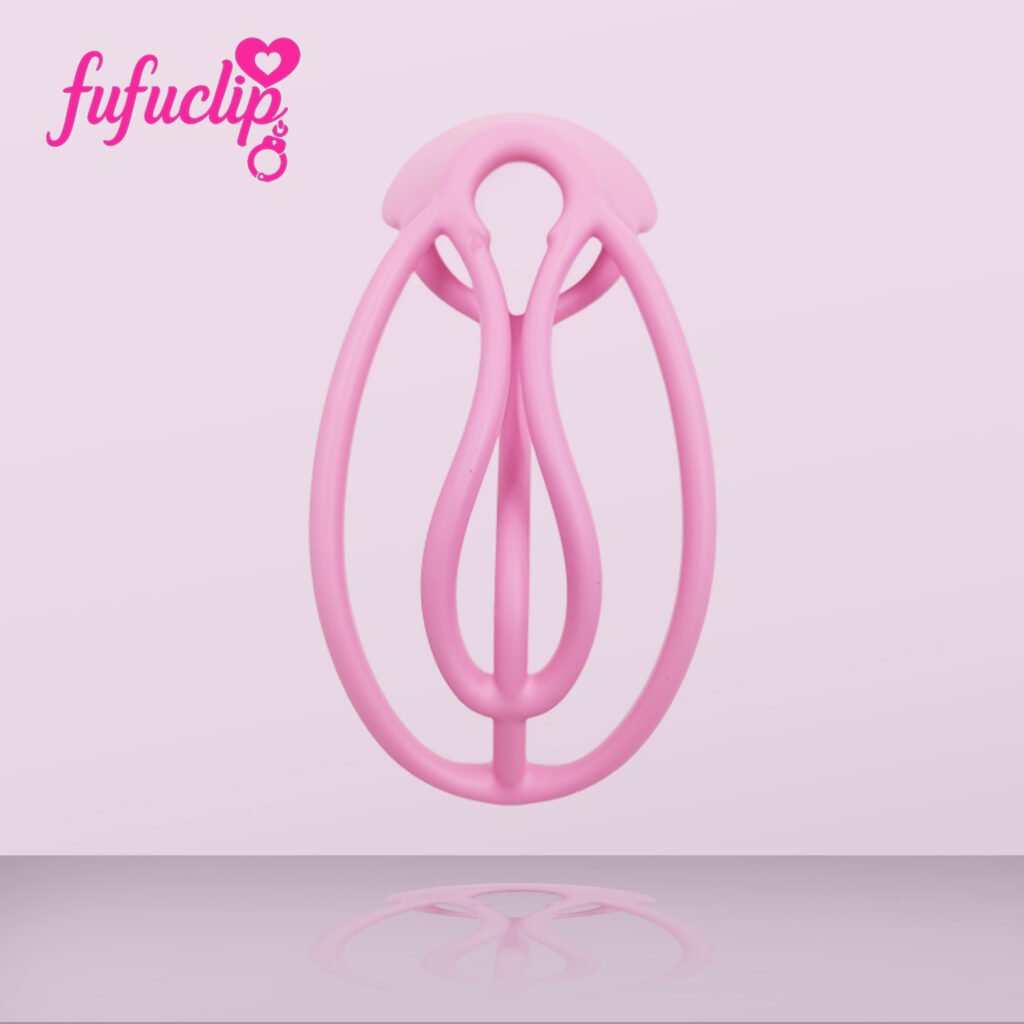 FUFU CLIP CHASTITY PINK PETAL