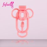 FUFU CLIP CHASTITY LOCK PINK