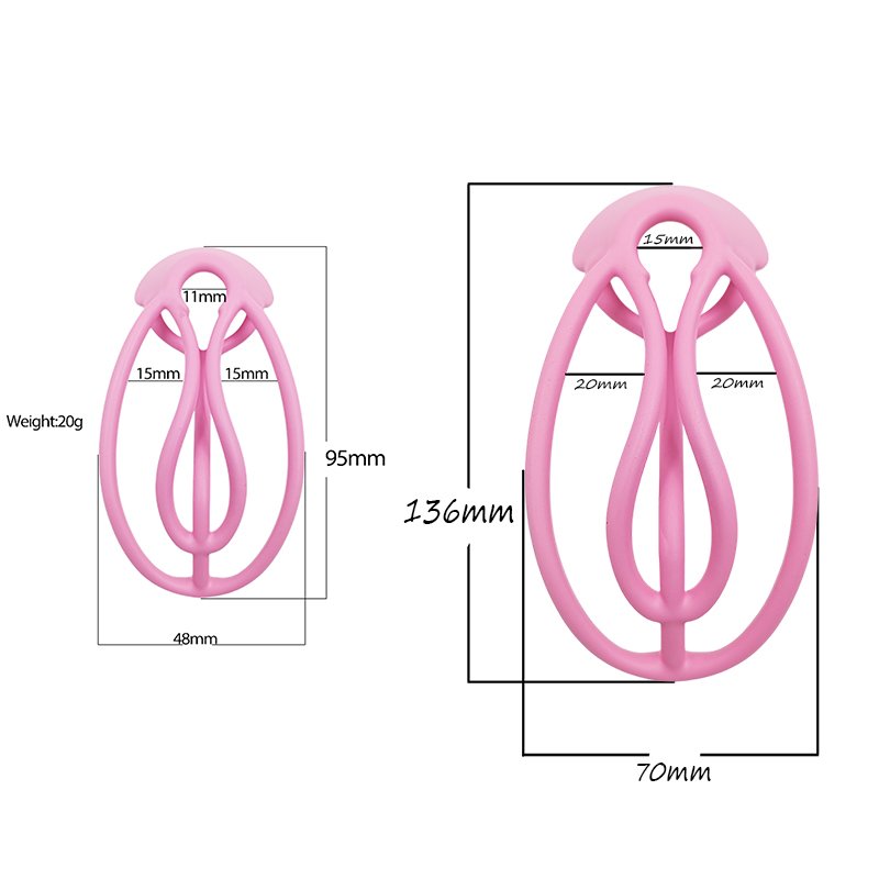 FUFU CLIP BIG PINK PETAL SMALL 2 FUFU CLIP BIG PINK PETAL SMALL - Image 2
