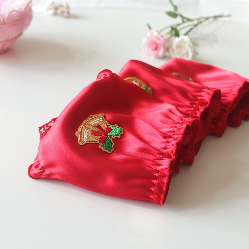 Christmas Sissy Panties Feminine Red Lace 11 Sissy Panties