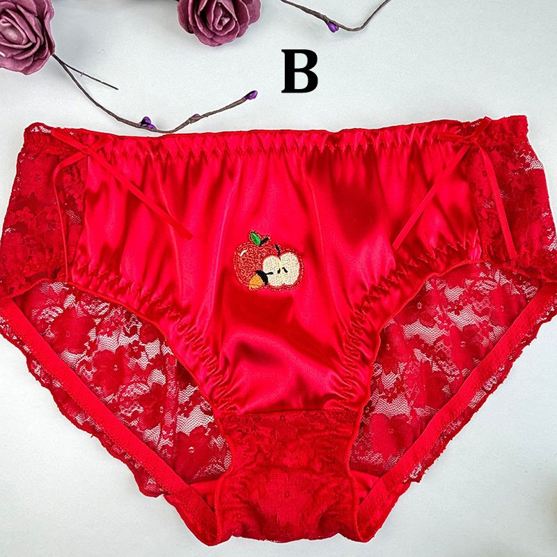 Christmas Sissy Panties Feminine Red Lace 4 Sissy Panties