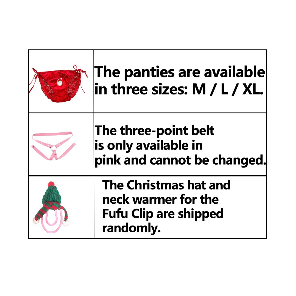 Christmas Party Set Fufu Clip Three Piece Set 2 Christmas Party Set Fufu Clip Three Piece Set - Image 2