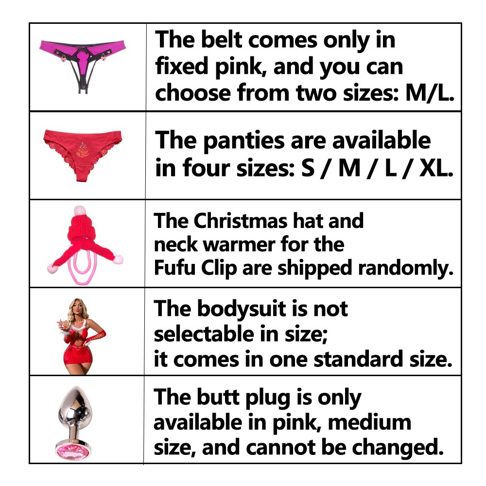 Christmas Set Fufu Clip Five Piece Set 2 Christmas Set Fufu Clip Five Piece Set - Image 2