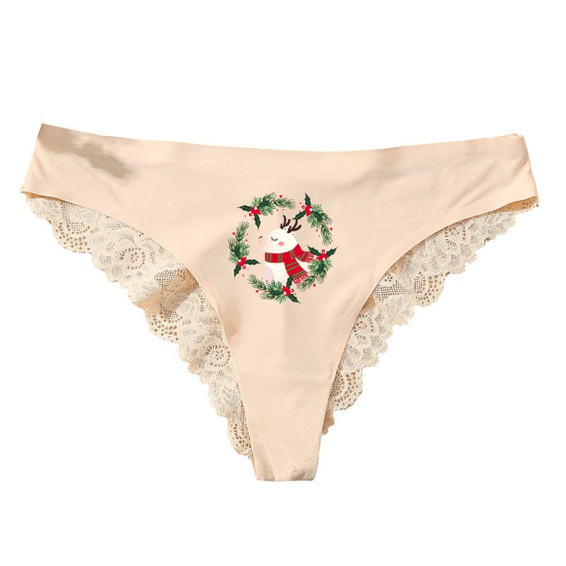 Christmas Sissy Panties Red Lace Cute Feminine 15 Sissy Panties