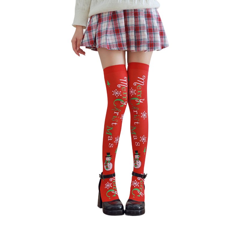 Christmas Over-the-knee Stockings Red Sissy Sexy 1 Christmas Over-the-knee Stockings