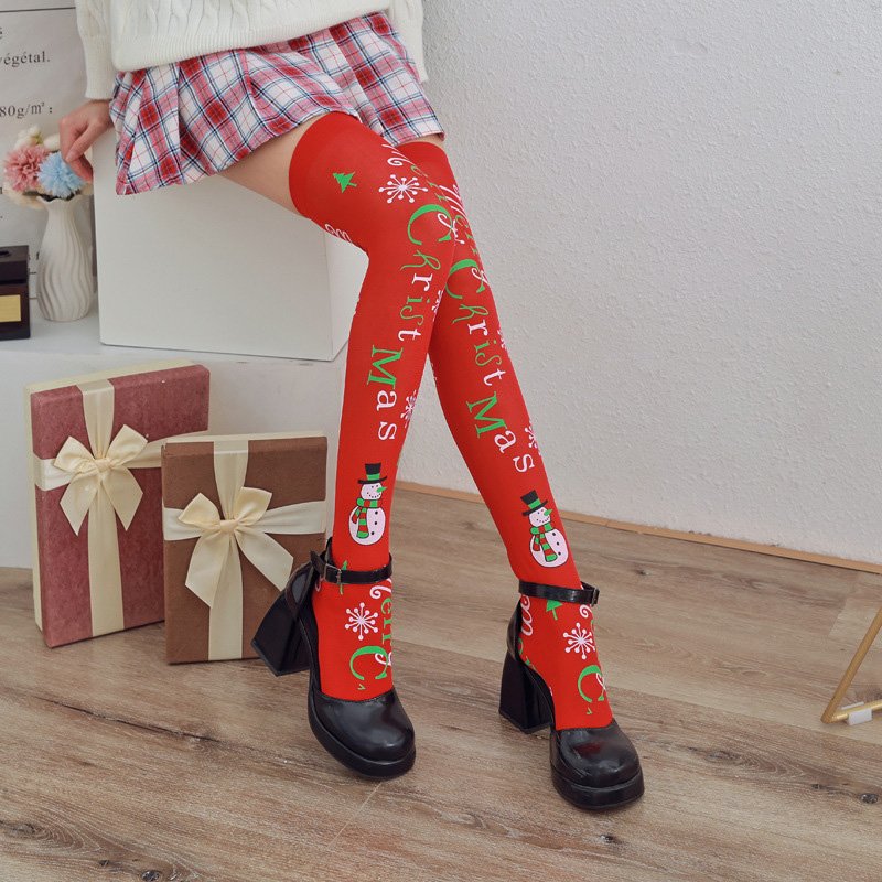 Christmas Over-the-knee Stockings Red Sissy Sexy 2 Christmas Over-the-knee Stockings