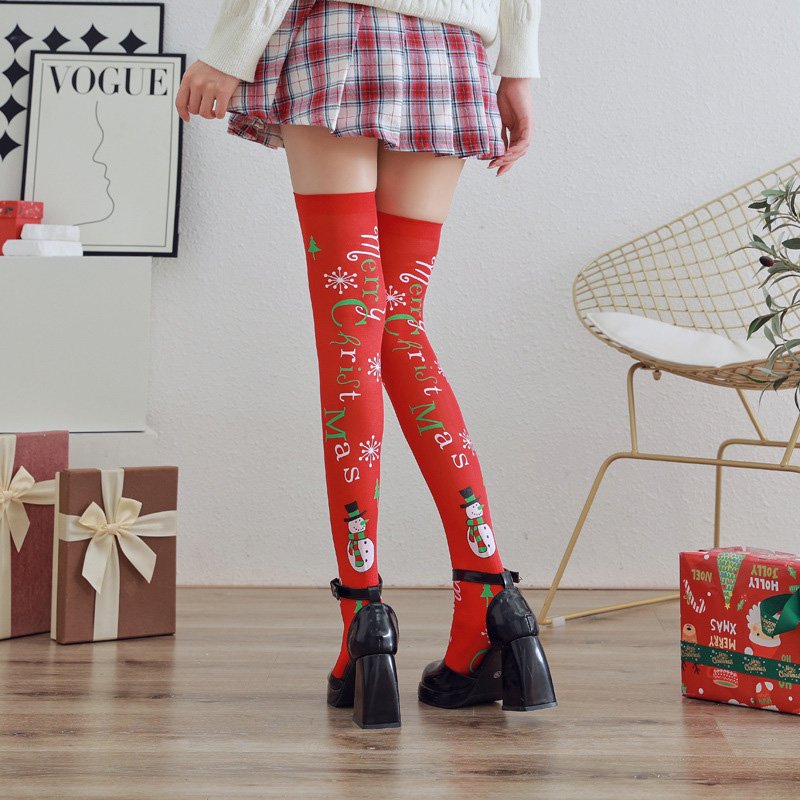 Christmas Over-the-knee Stockings Red Sissy Sexy 6 Christmas Over-the-knee Stockings
