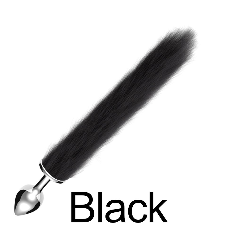 FUFU Clip Auxiliary Toy – Metal Anal Plug with Long Tail 6 FUFU CLIP AUXILIARY TOYS METAL ANAL PLUG LONG TAIL