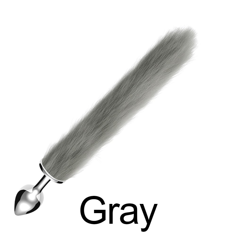 FUFU Clip Auxiliary Toy – Metal Anal Plug with Long Tail 8 FUFU CLIP AUXILIARY TOYS METAL ANAL PLUG LONG TAIL