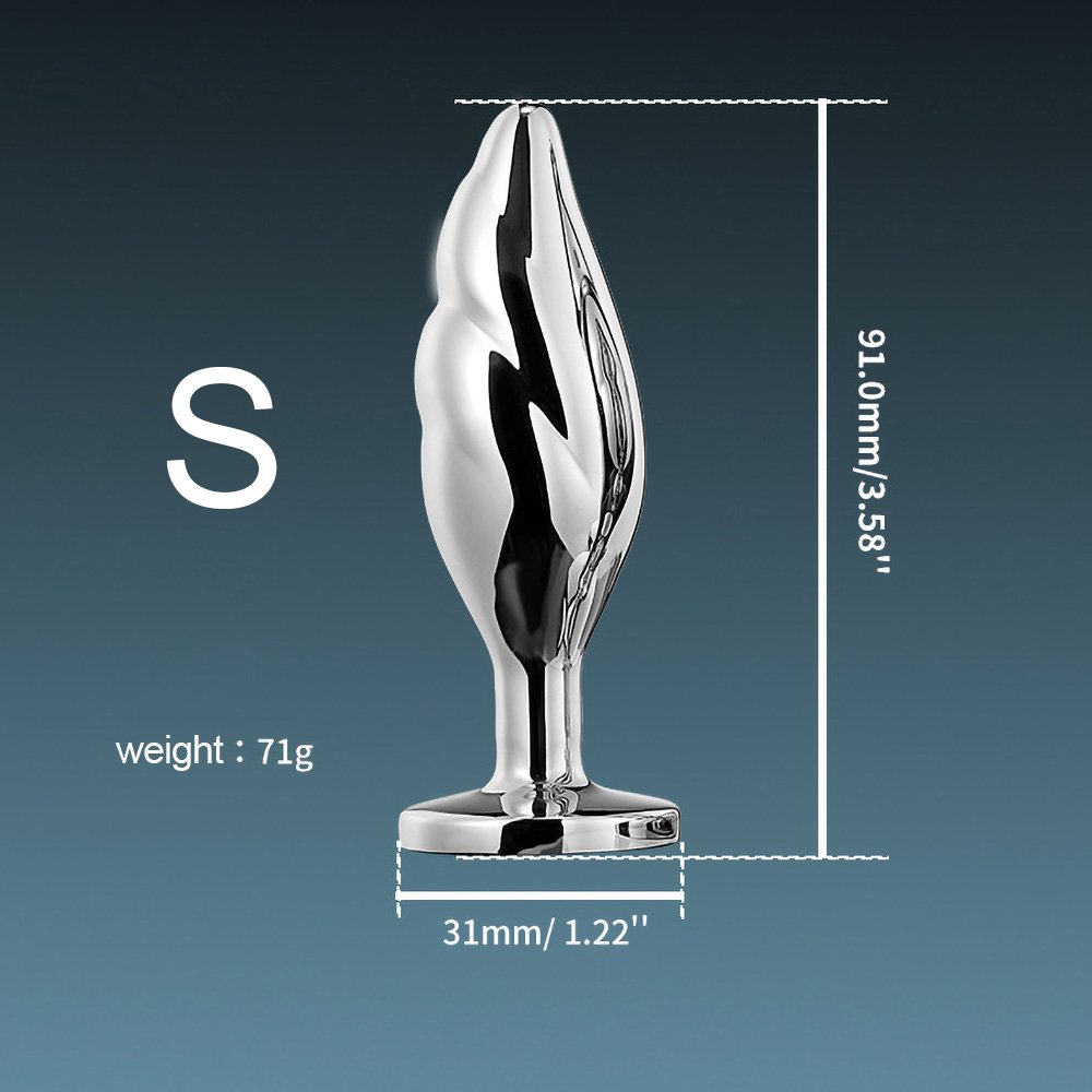 FUFU Clip Auxiliary Toy – Metal Spiral Diamond Anal Plug 2 FUFU CLIP AUXILIARY TOYS METAL ANAL PLUG SPIRAL DIAMOND