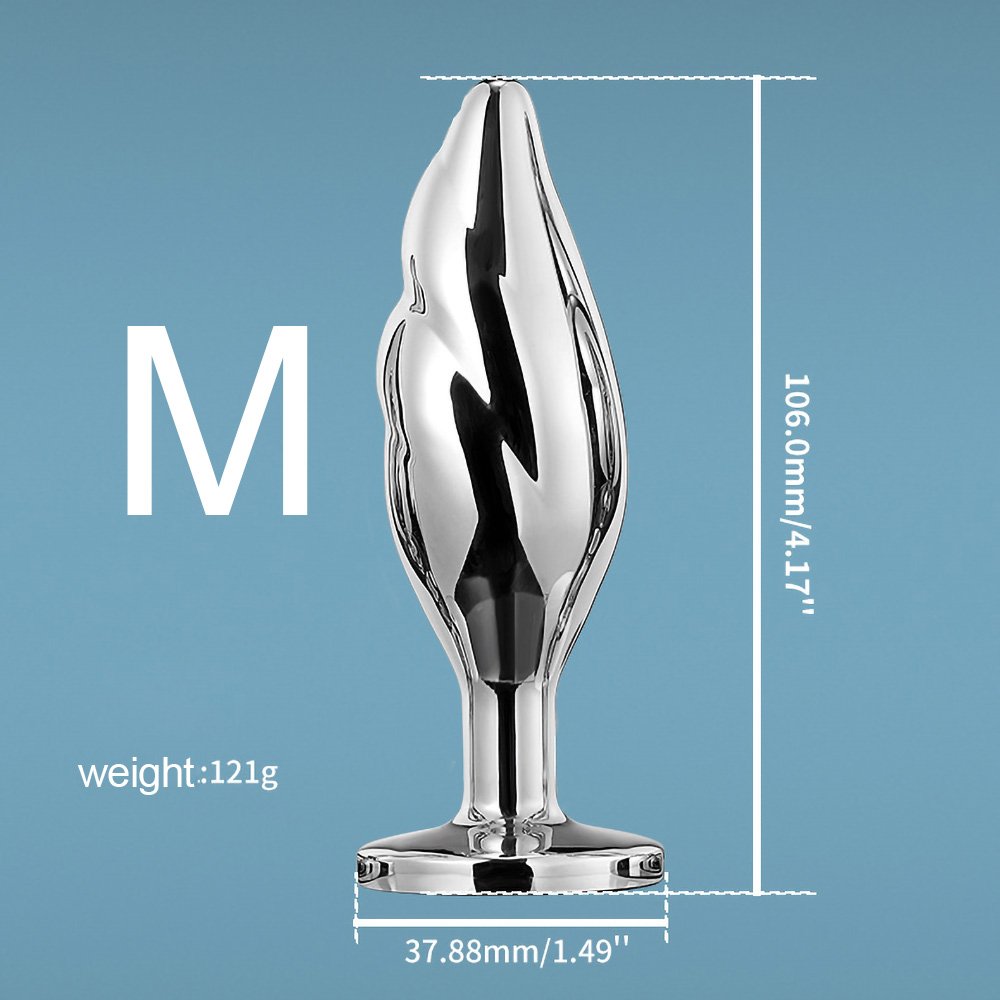 FUFU Clip Auxiliary Toy – Metal Spiral Diamond Anal Plug 3 FUFU CLIP AUXILIARY TOYS METAL ANAL PLUG SPIRAL DIAMOND