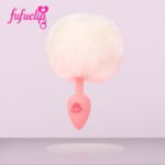 FUFU CLIP AUXILIARY TOYS PINK CAT PAW TAIL ANAL PLUG