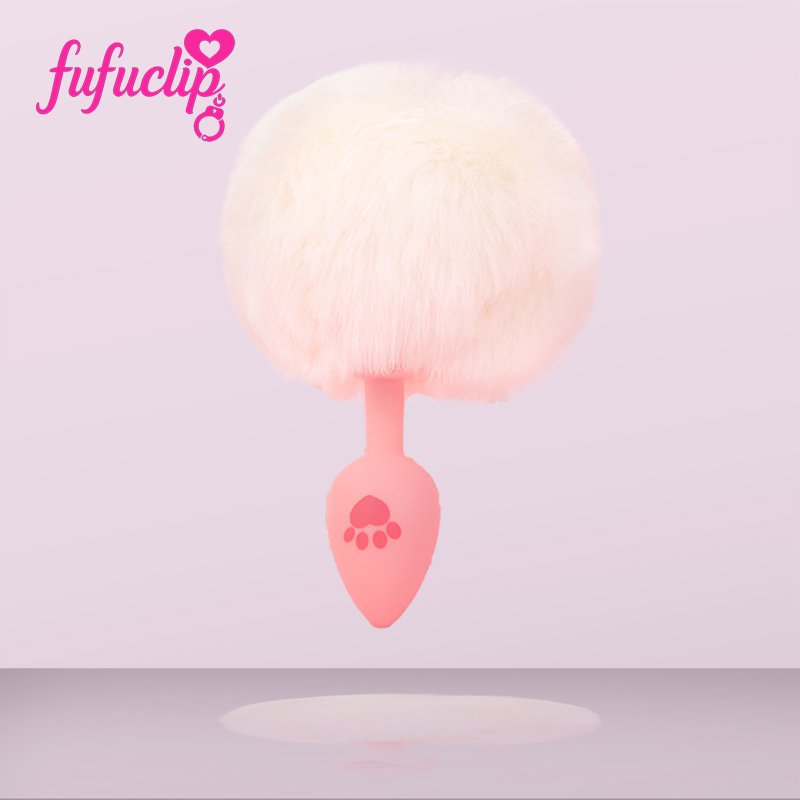 FUFU CLIP AUXILIARY TOYS PINK CAT PAW TAIL ANAL PLUG 1 FUFU CLIP AUXILIARY TOYS PINK CAT PAW TAIL ANAL PLUG