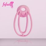 FUFU CLIP PINK PETAL ROUND OPEN RING FEMININE