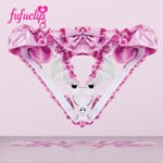 Pink Lace-Trimmed FUFU Clip Compatible Three-Way Support Belt