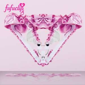 Pink Lace-Trimmed FUFU Clip Compatible Three-Way Support Belt
