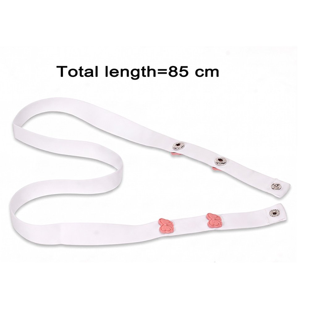 FUFU Clip Accessory White Bow Dual-Direction Waist Strap 2 FUFU Clip Accessory