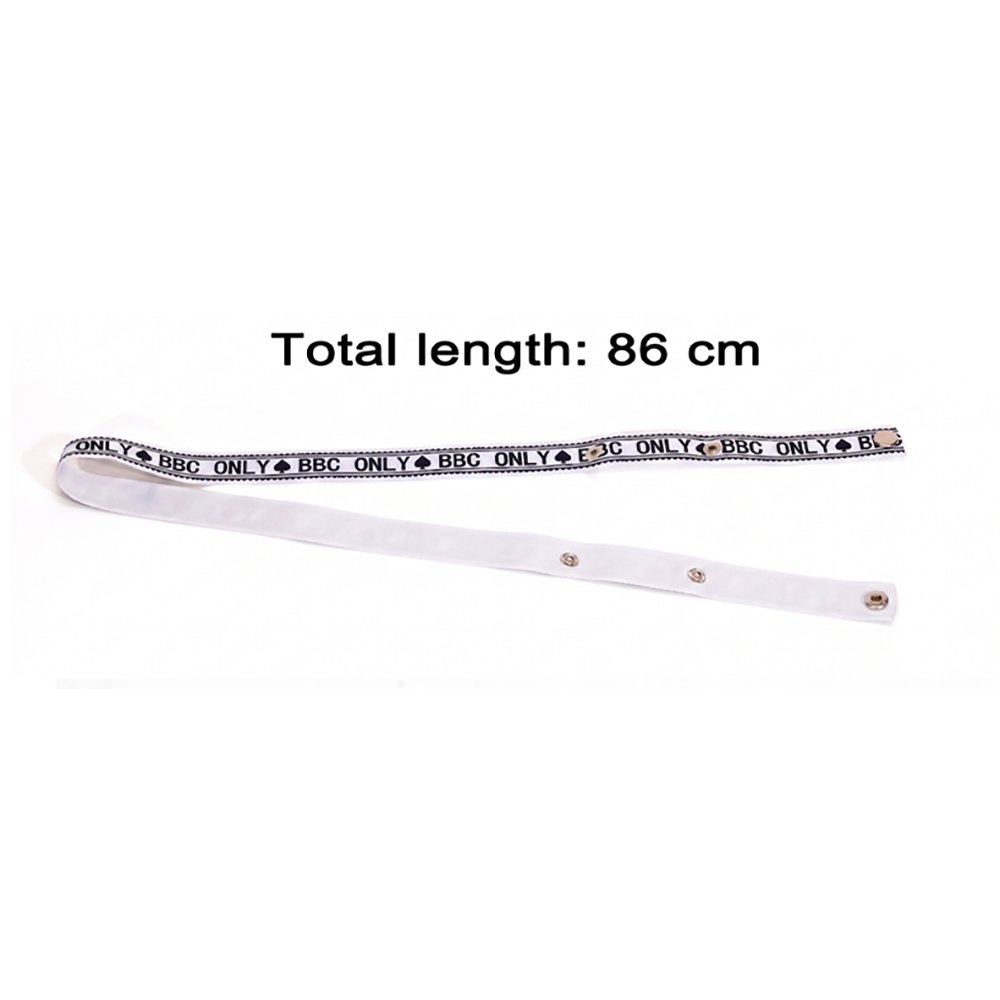 FUFU Clip Accessory Letter Pattern Dual-Direction Waist Belt 2 FUFU Clip Accessory