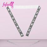 FUFU Clip Accessory Letter Pattern Dual-Direction Waist Belt