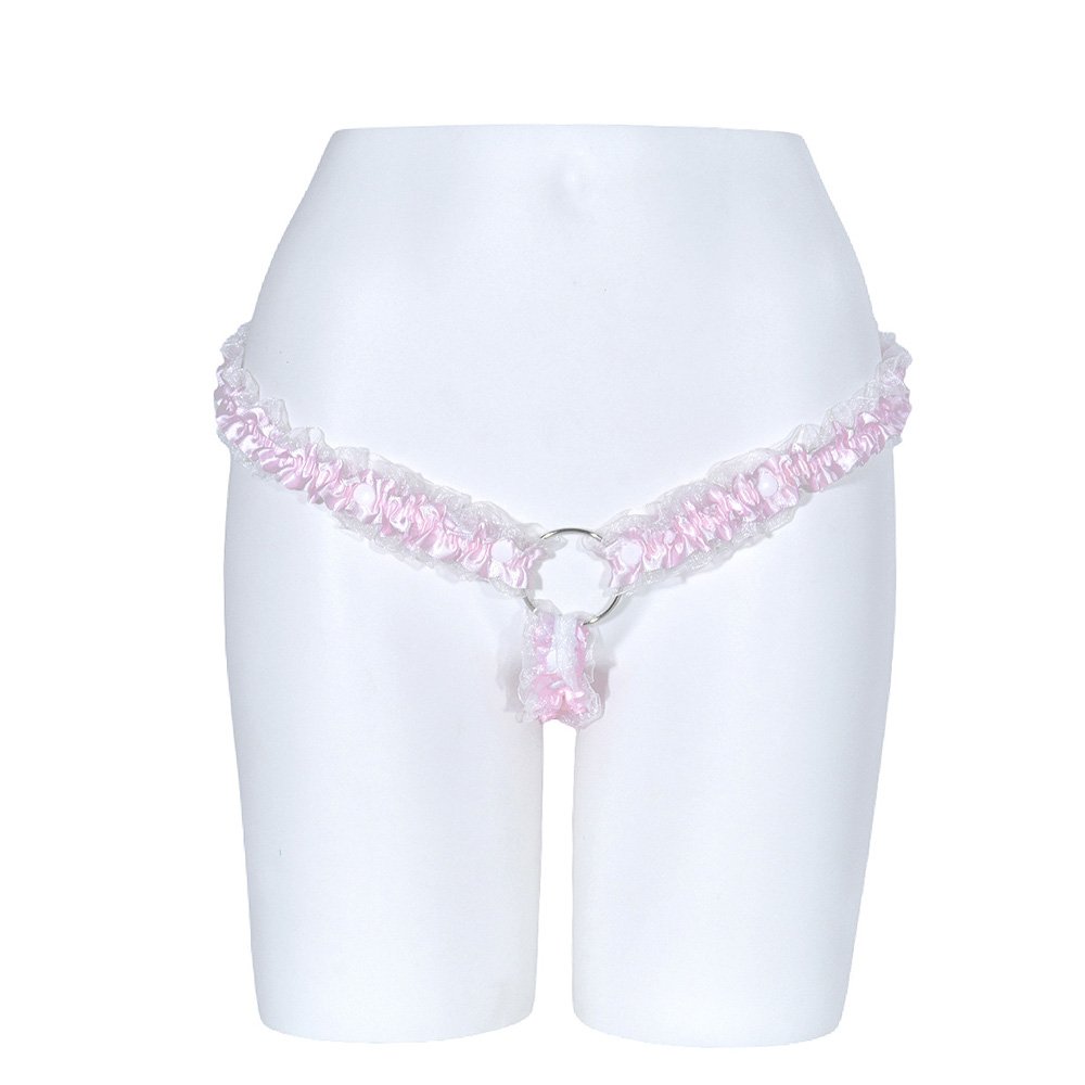 FUFU Clip Accessory Lace Support Belt Sissy 10 FUFU Clip Accessory Lace Support Belt Sissy
