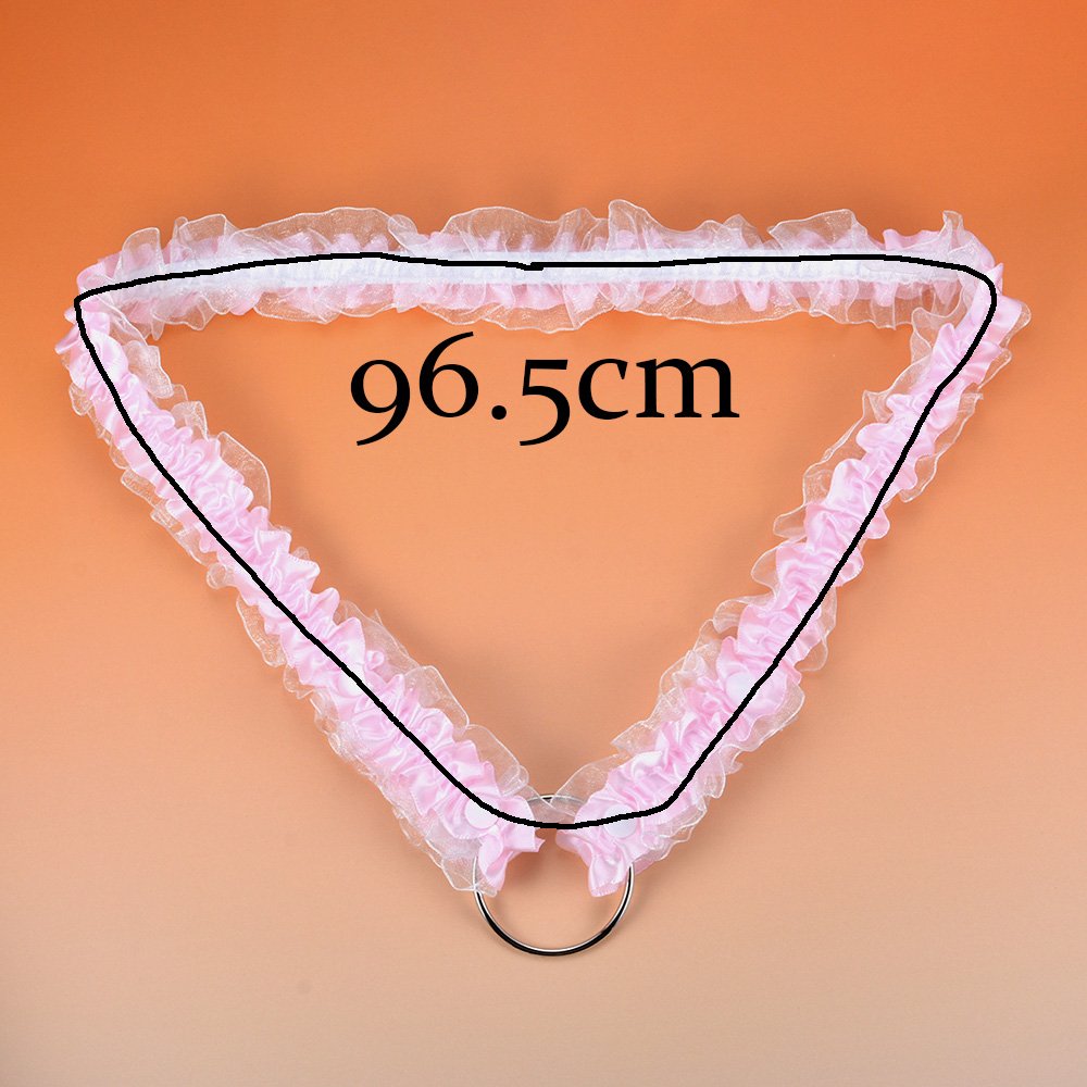 FUFU Clip Accessory Lace Support Belt Sissy 3 FUFU Clip Accessory Lace Support Belt Sissy