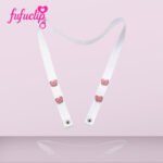 FUFU Clip Accessory White Bow Dual-Direction Waist Strap