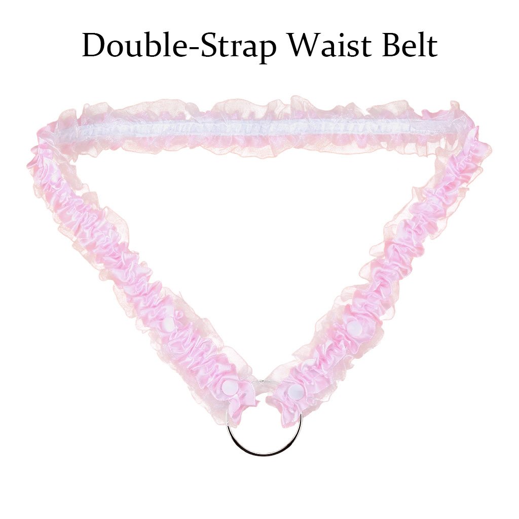 FUFU Clip Accessory Lace Support Belt Sissy 5 FUFU Clip Accessory Lace Support Belt Sissy