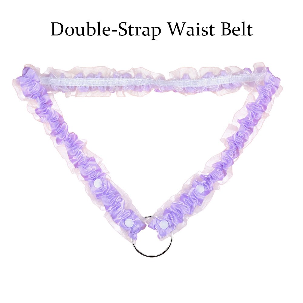 FUFU Clip Accessory Lace Support Belt Sissy 9 FUFU Clip Accessory Lace Support Belt Sissy
