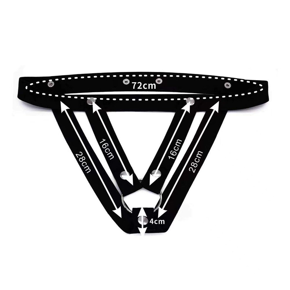 FUFU Clip Accessories Three-Way Triangle Chastity Waist Strap 2 FUFU Clip Accessories Three-Way Triangle Chastity Waist Strap