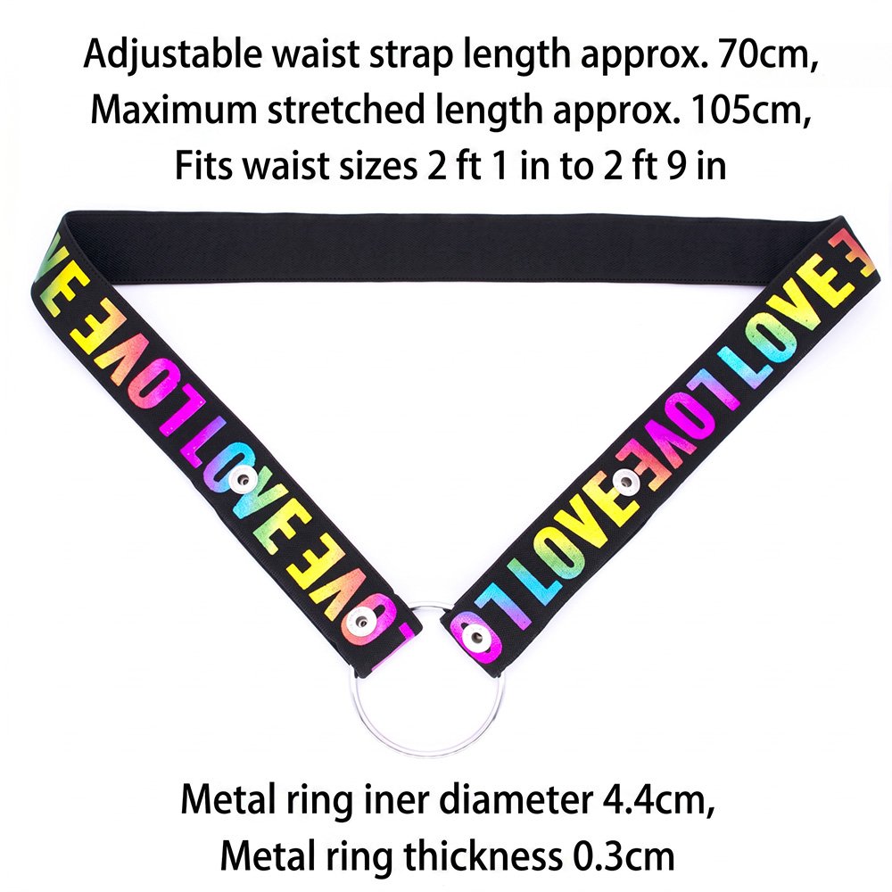 FUFU Clip Accessory Two-Way Letter Waist Belt 2 FUFU Clip Accessory Two-Way Letter Waist Belt