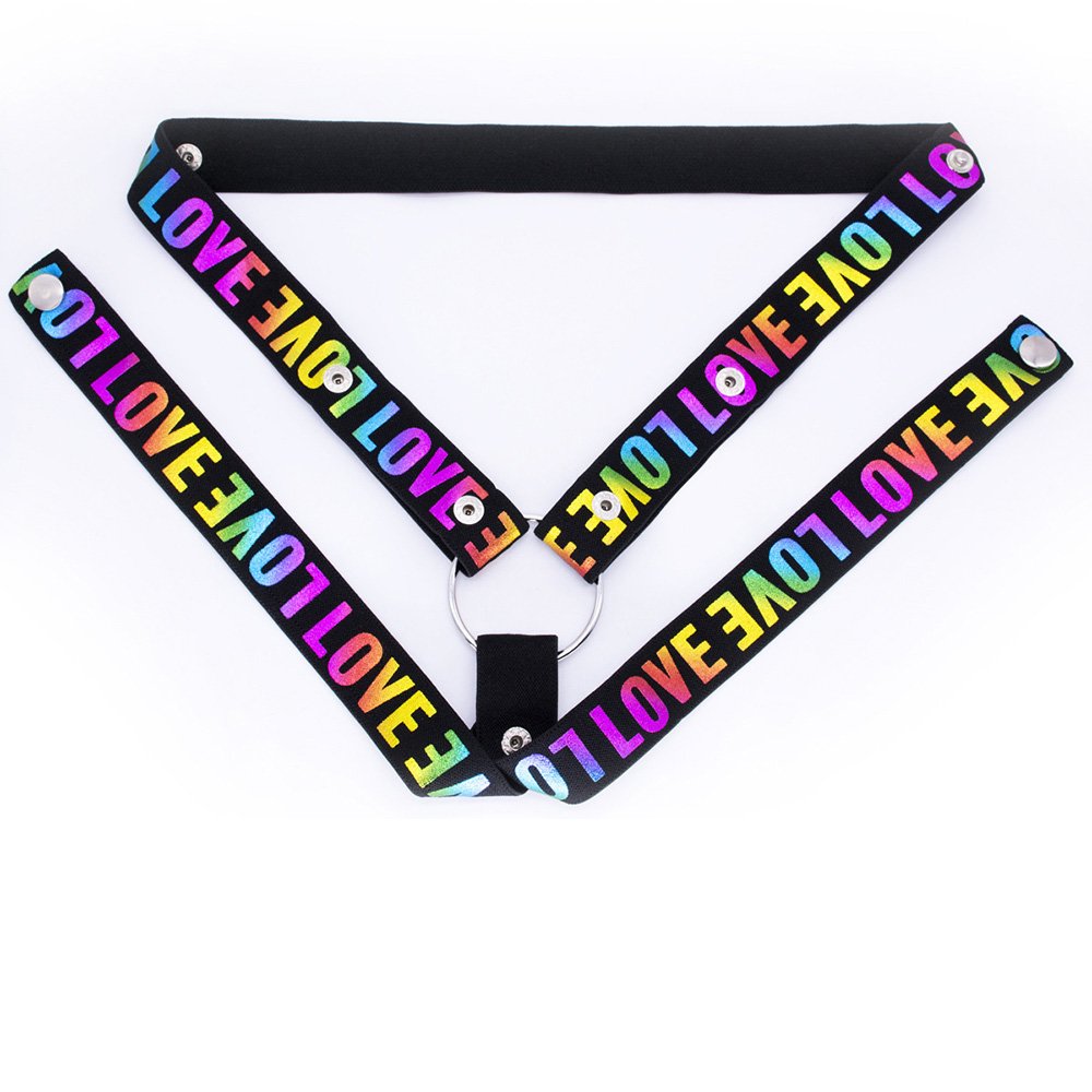 FUFU Clip Accessory Three-Way Letter Waist Strap 3 FUFU Clip Accessory Three-Way Letter Waist Strap