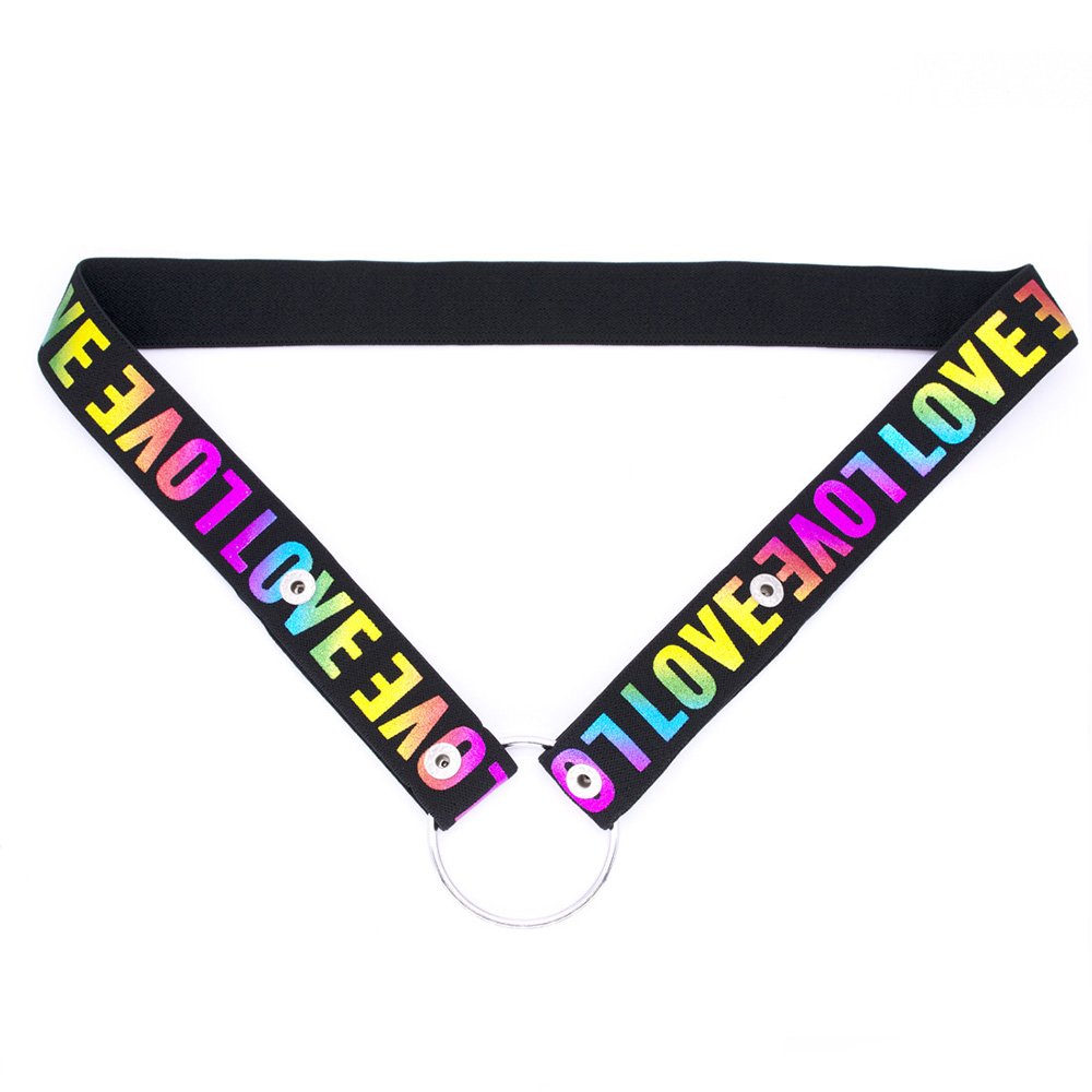 FUFU Clip Accessory Two-Way Letter Waist Belt 3 FUFU Clip Accessory Two-Way Letter Waist Belt