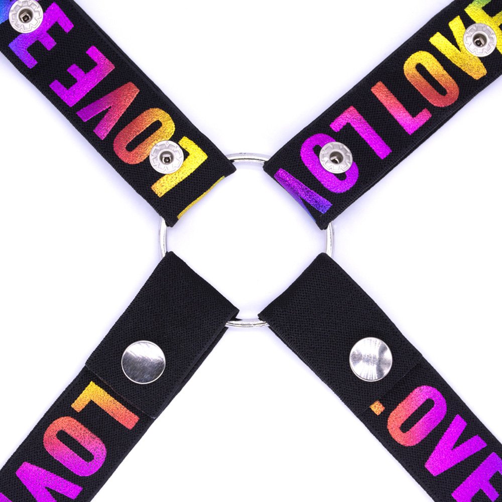 FUFU Clip Accessory Four-Way Letter Waist Strap 6 FUFU Clip Accessory Four-Way Letter Waist Strap