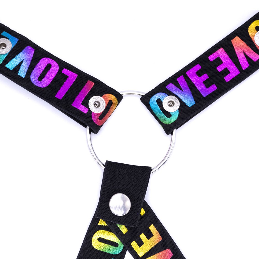 FUFU Clip Accessory Three-Way Letter Waist Strap 7 FUFU Clip Accessory Three-Way Letter Waist Strap