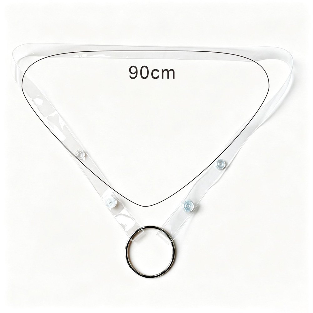 FUFU Clip Accessories Transparent Elastic Waist Belt 2 FUFU Clip Accessories Transparent Elastic Waist Belt