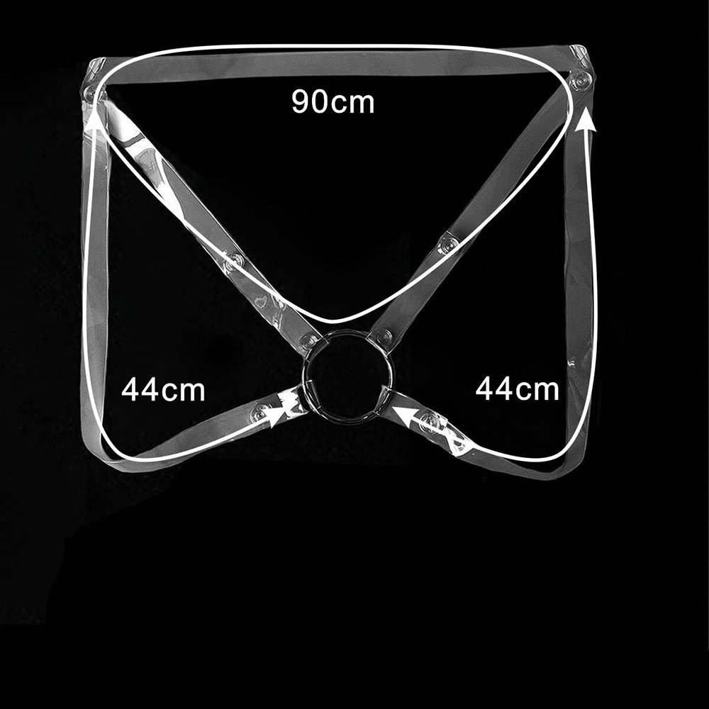 FUFU Clip Accessories Transparent Elastic Waist Belt 4 FUFU Clip Accessories Transparent Elastic Waist Belt