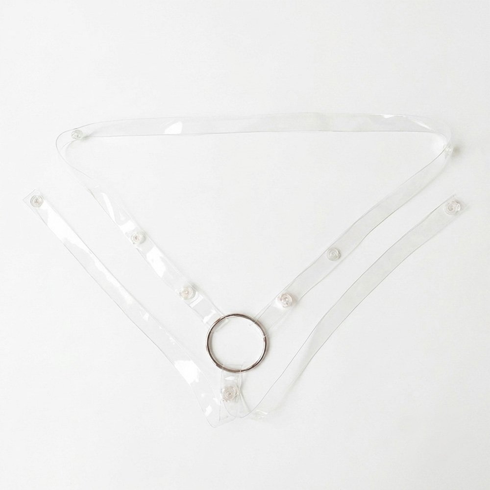 FUFU Clip Accessories Transparent Elastic Waist Belt 5 FUFU Clip Accessories Transparent Elastic Waist Belt